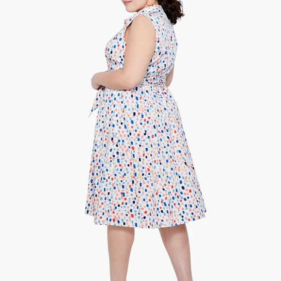 NIC+ZOE Seaglass Sleeveless Dress with Tie Front - Picture 11 of 12